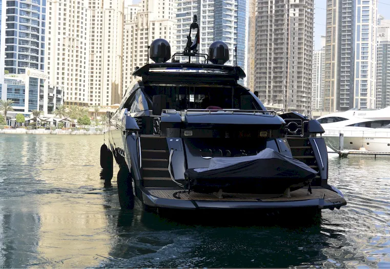 black diamond yacht rental Dubai