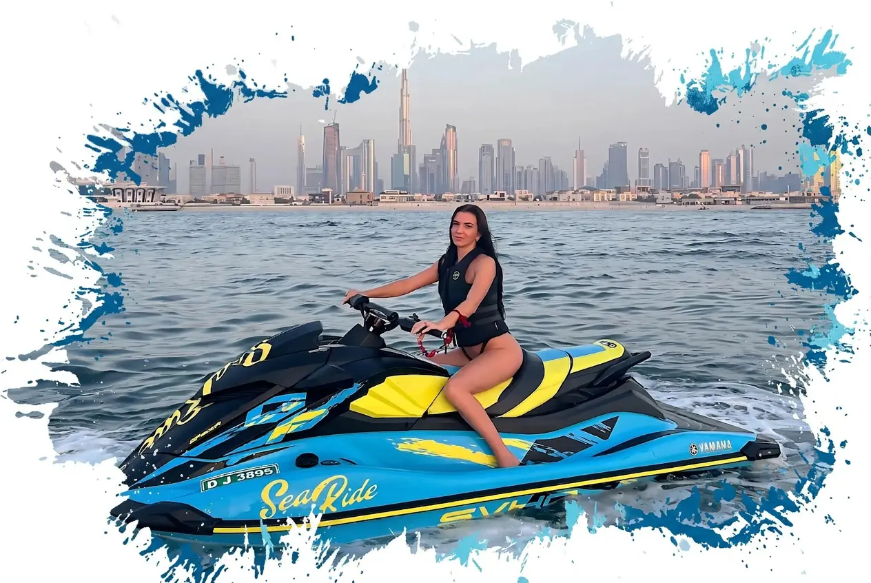 20-Minutes Burj Khalifa Jet Ski Tour illustration