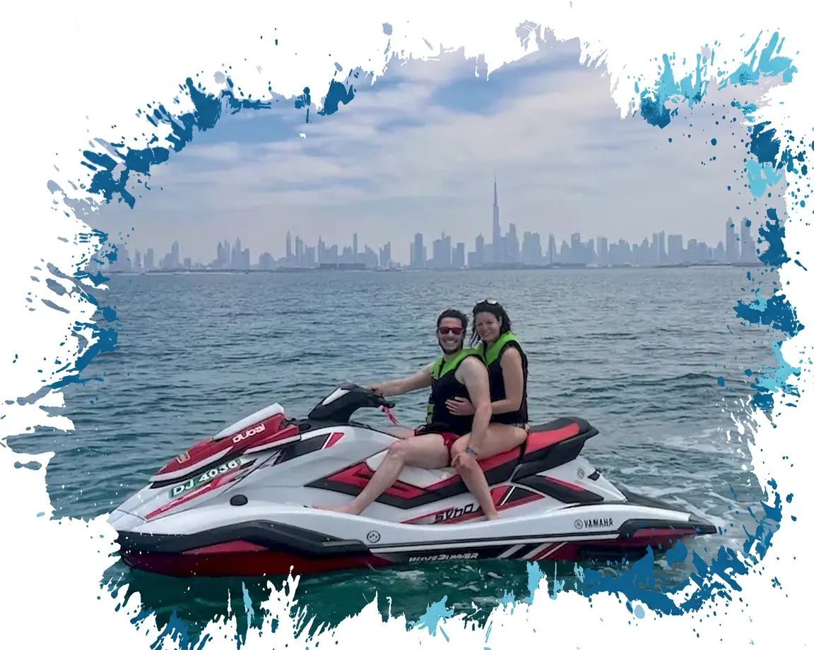 30-Minutes Burj Khalifa Jet Ski Tour illustration